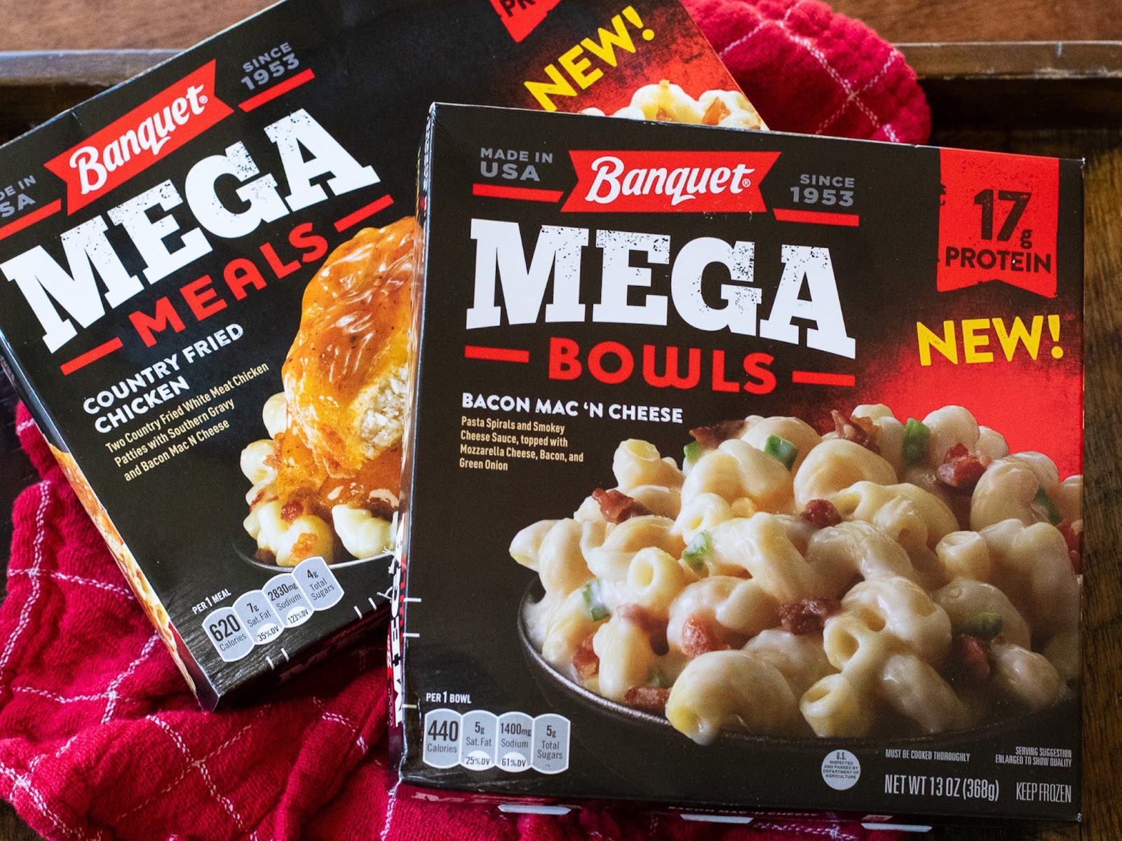 Banquet Mega Entrees or Bowls Just $1.99 At Kroger