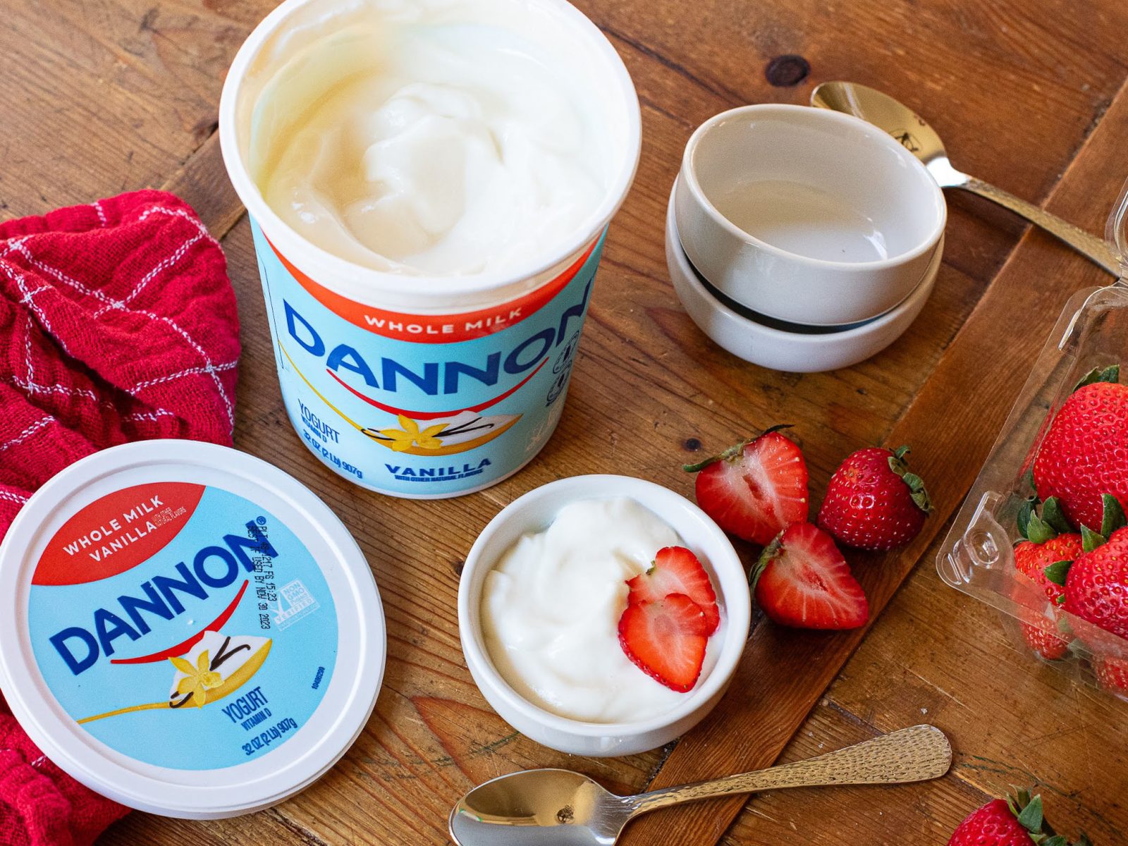 Get The Tubs Of Dannon Yogurt For Just $2.25 At Kroger