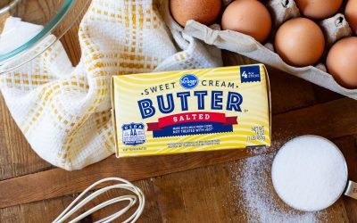 Kroger Butter Is Just $2.99  – Get Up To Five Packs & Save!