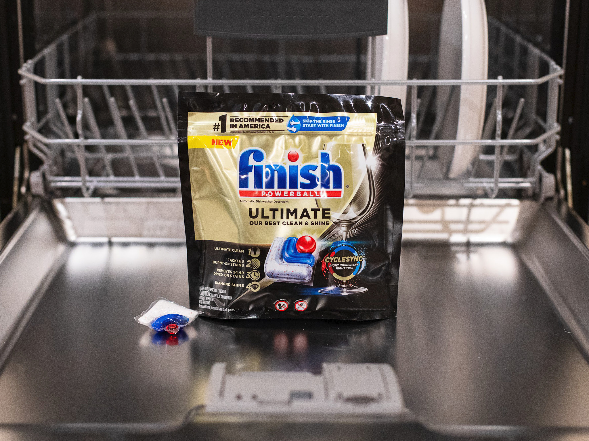 Finish Powerball Ultimate Automatic Dishwasher Detergent, 11 count, 4.4 oz