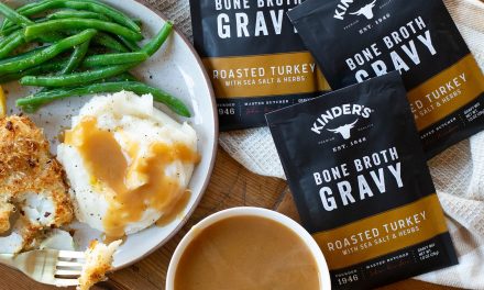 Kinder’s Roasted Turkey Bone Broth Gravy Just $1.99 At Kroger