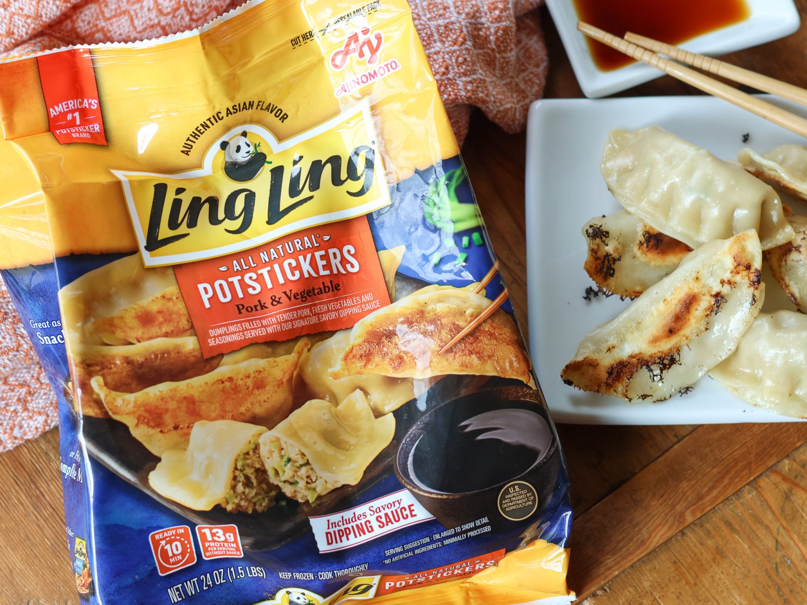 Ling Ling Potstickers As Low As $3.49 Per Bag At Kroger (Regular Price $8.99)