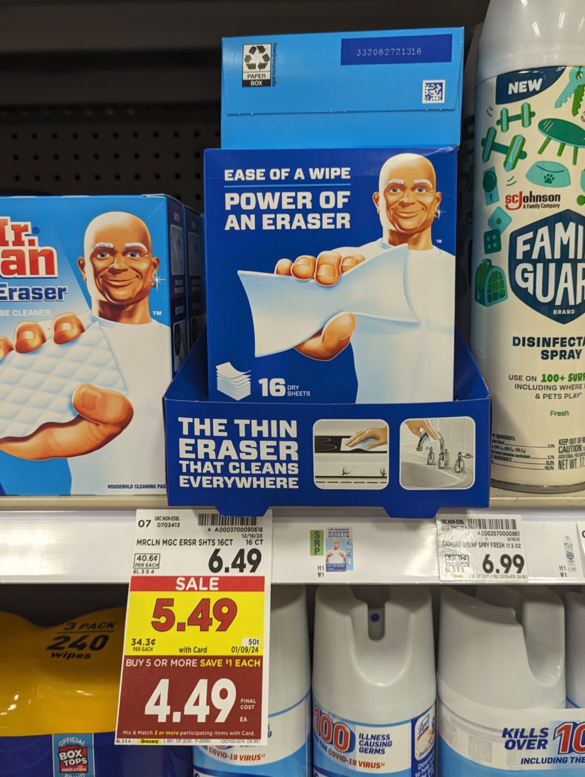 Mr. Clean Magic Erasers As Low As 2.49 At Kroger (Regular Price 6.49