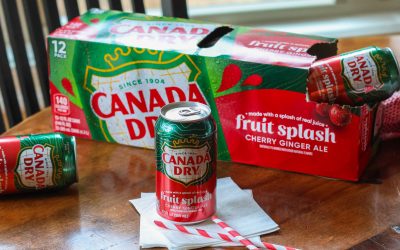 Canada Dry Fruit Splash Ginger Ale 12-Packs As Low As $5.83 Each At Kroger (Regular Price $10.99)