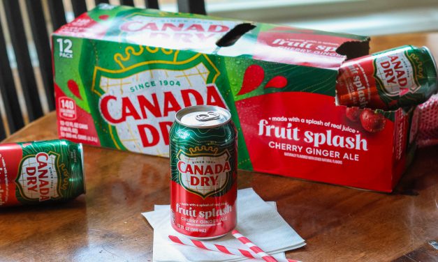 Canada Dry Fruit Splash Ginger Ale 12-Packs As Low As $3.49 Each At Kroger