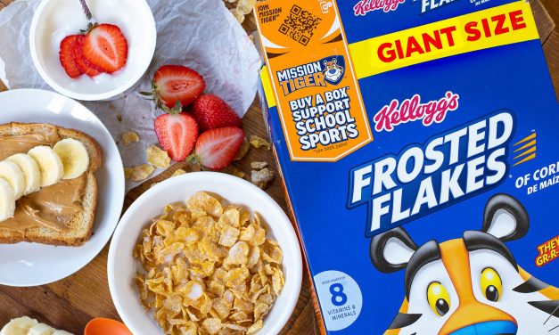 Giant Size Boxes Of Kellogg’s Cereal As Low As $3.64 At Kroger (Regular Price $6.99)