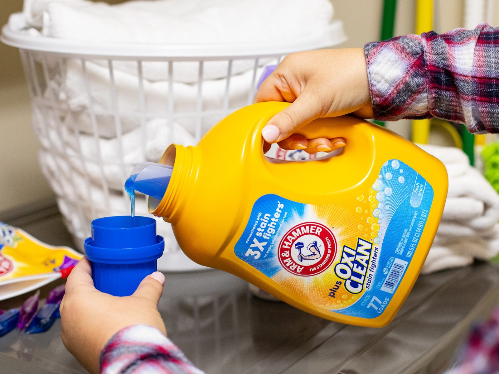 Don’t Miss Your Chance To Grab A Super Deal On ARM & HAMMER™ Plus OxiClean™ Liquid Laundry Detergent