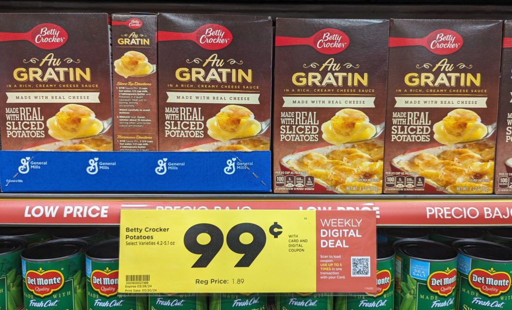 Get Betty Crocker Potatoes For Just 99¢ At Kroger - iHeartKroger