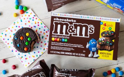 M&M’s Ice Cream Cookie Sandwiches As Low As $3.74 Per Box At Kroger