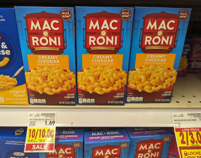 New Mac-A-Roni Only 75¢ Per Box At Kroger - iHeartKroger