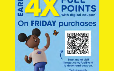 Earn 4X Fuel Points At Kroger Tomorrow Only!