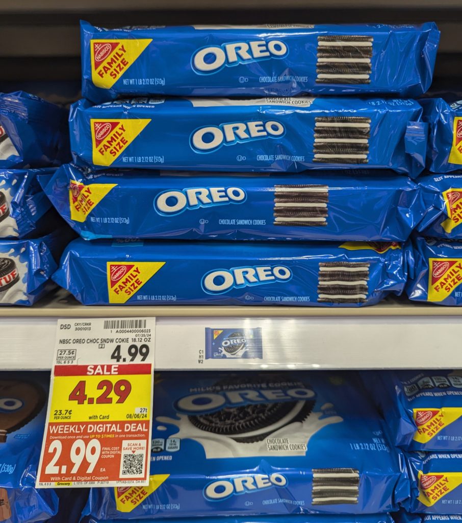 Get The Family Size Bags Of Oreo Cookies For Just $2.99 At Kroger ...