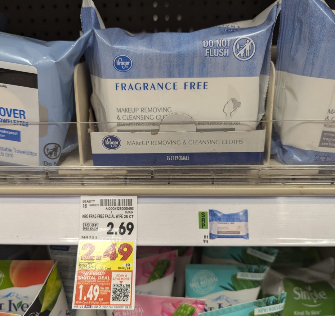 Kroger Facial Wipes Just 1.49 Per Pack iHeartKroger