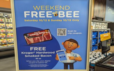Free Kroger Bacon 10/12 Or 10/13 Only – Offers May Vary