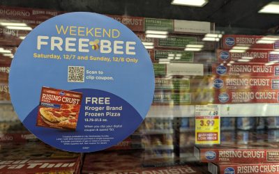 Free Kroger Frozen Pizza 12/7 Or 12/8 Only
