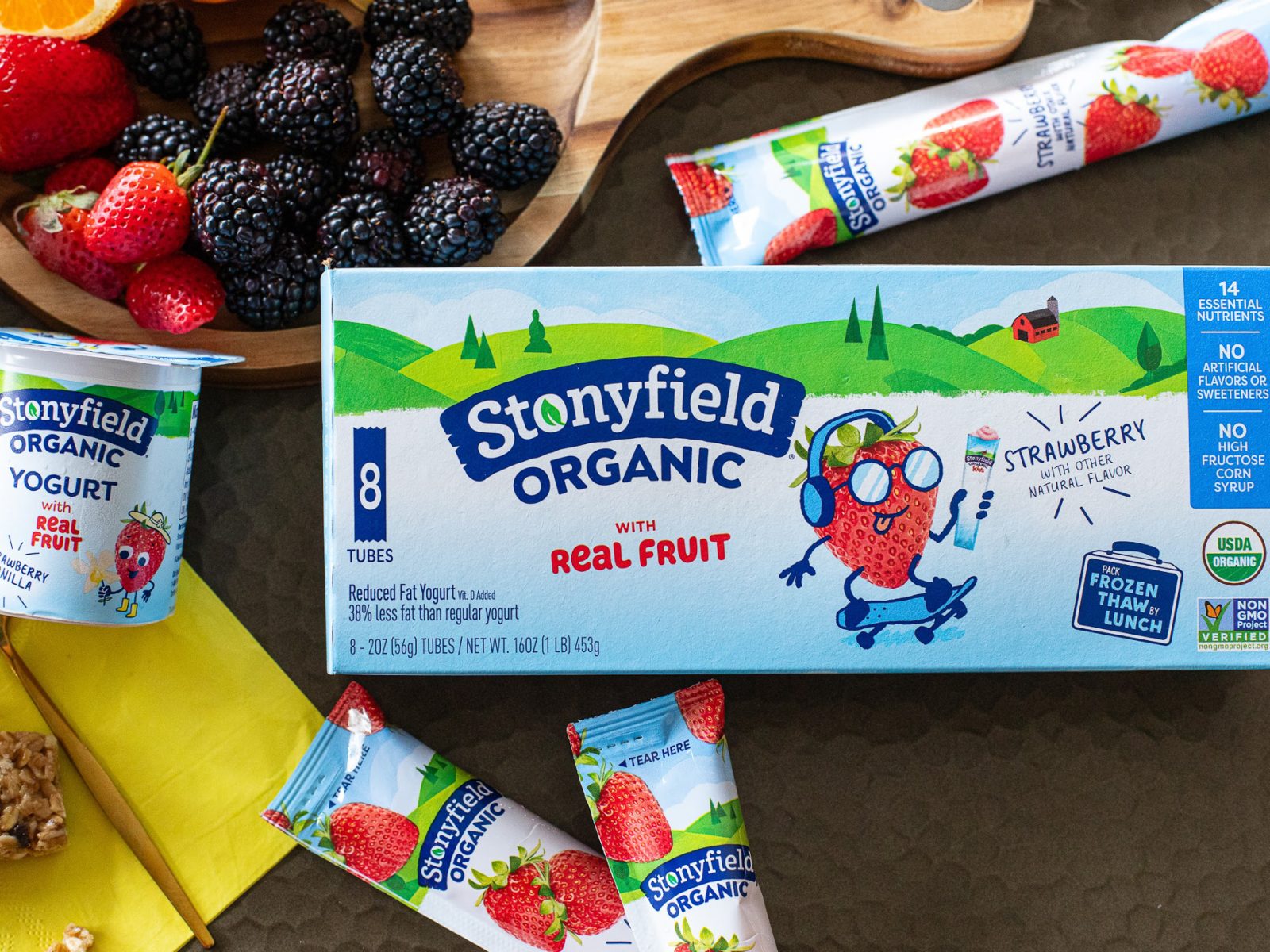 Stonyfield Organic Kid Yogurt Tubes Just $3.25 Per Pack At Kroger (Regular Price $5.49)