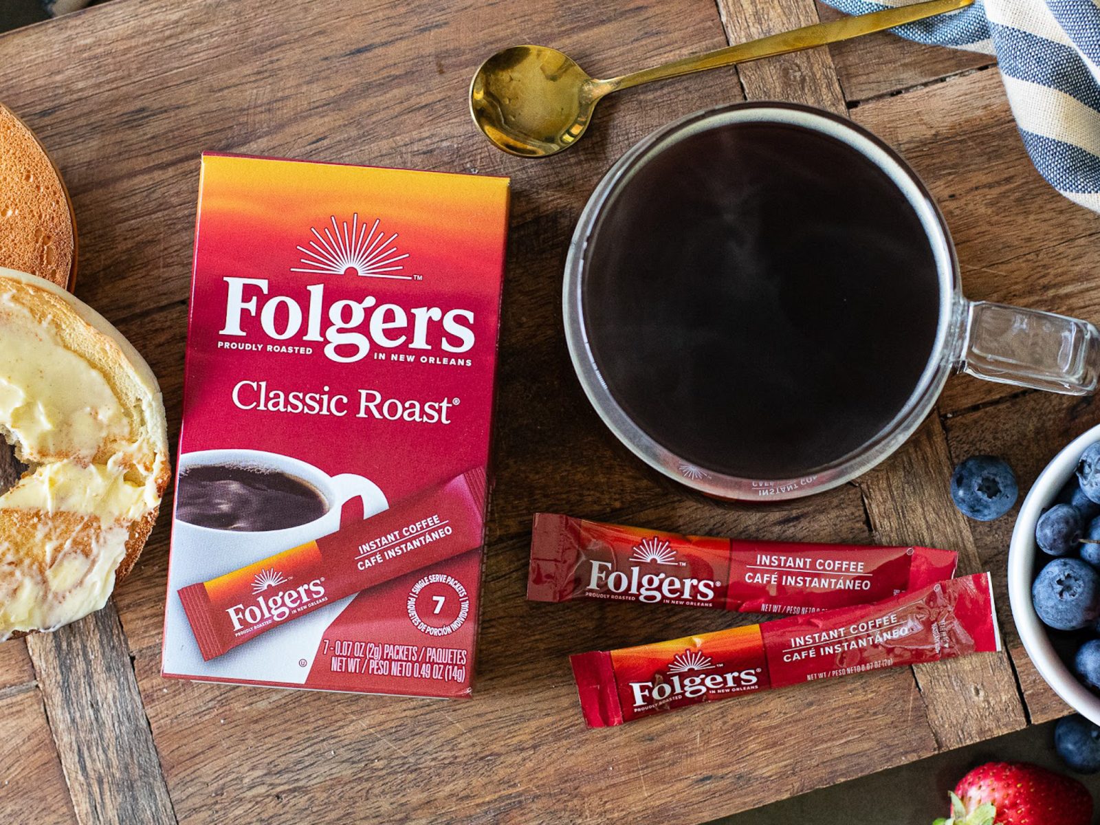 Folgers Instant Coffee Sticks As Low As 74¢ At Kroger
