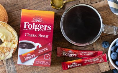 Folgers Instant Coffee Sticks As Low As 74¢ At Kroger