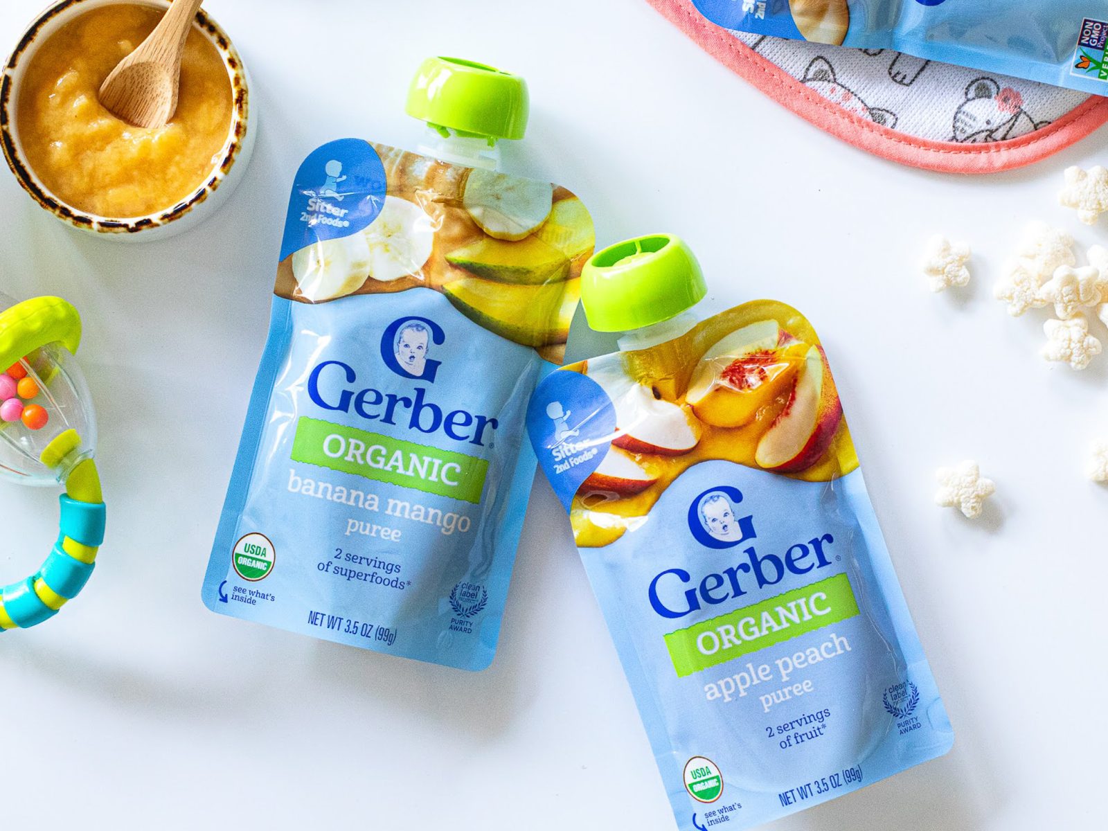 Pick Up Gerber Organic Baby Food Pouches As Low As $1 At Kroger