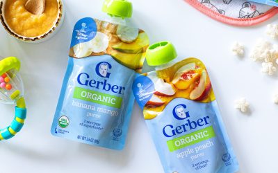 Pick Up Gerber Organic Baby Food Pouches As Low As $1 At Kroger