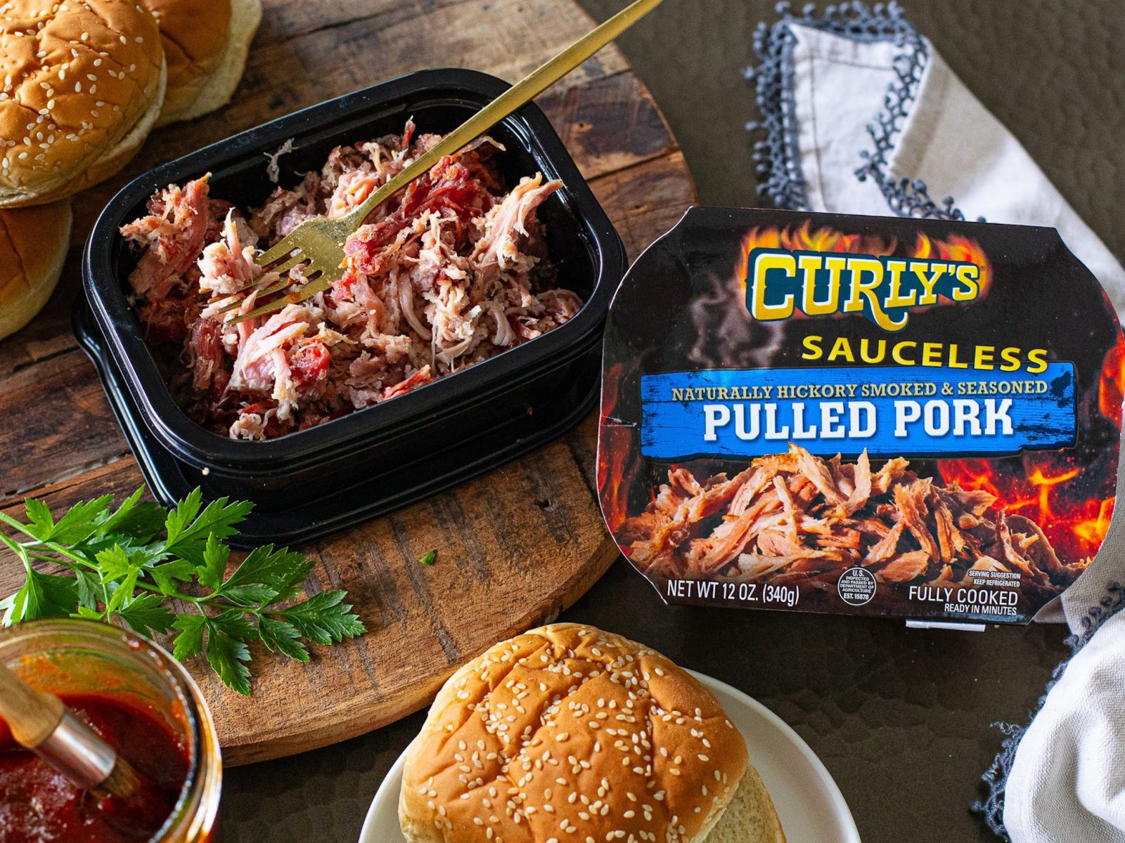 Curly’s Pulled Pork Tubs Just $3.99 At Kroger