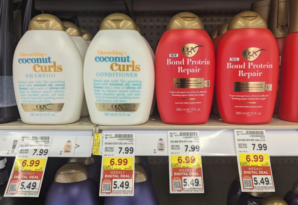 OGX Shampoo Or Conditioner As Low As $3.99 At Kroger (Regular Price $7. ...