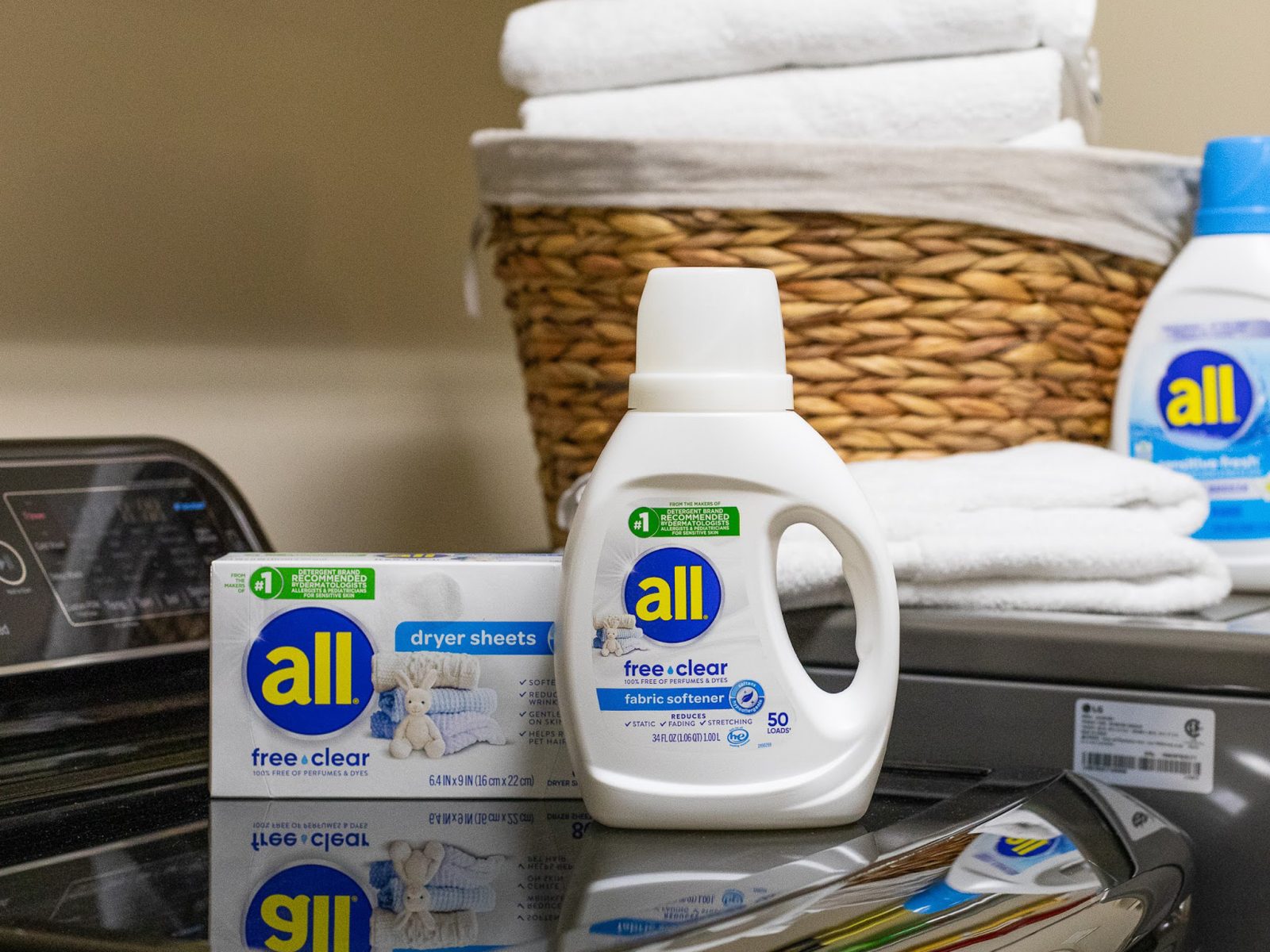 Get All Free Clear Liquid Fabric Softener For As Low As $2.99 At Kroger – Plus Cheap Dryer Sheets