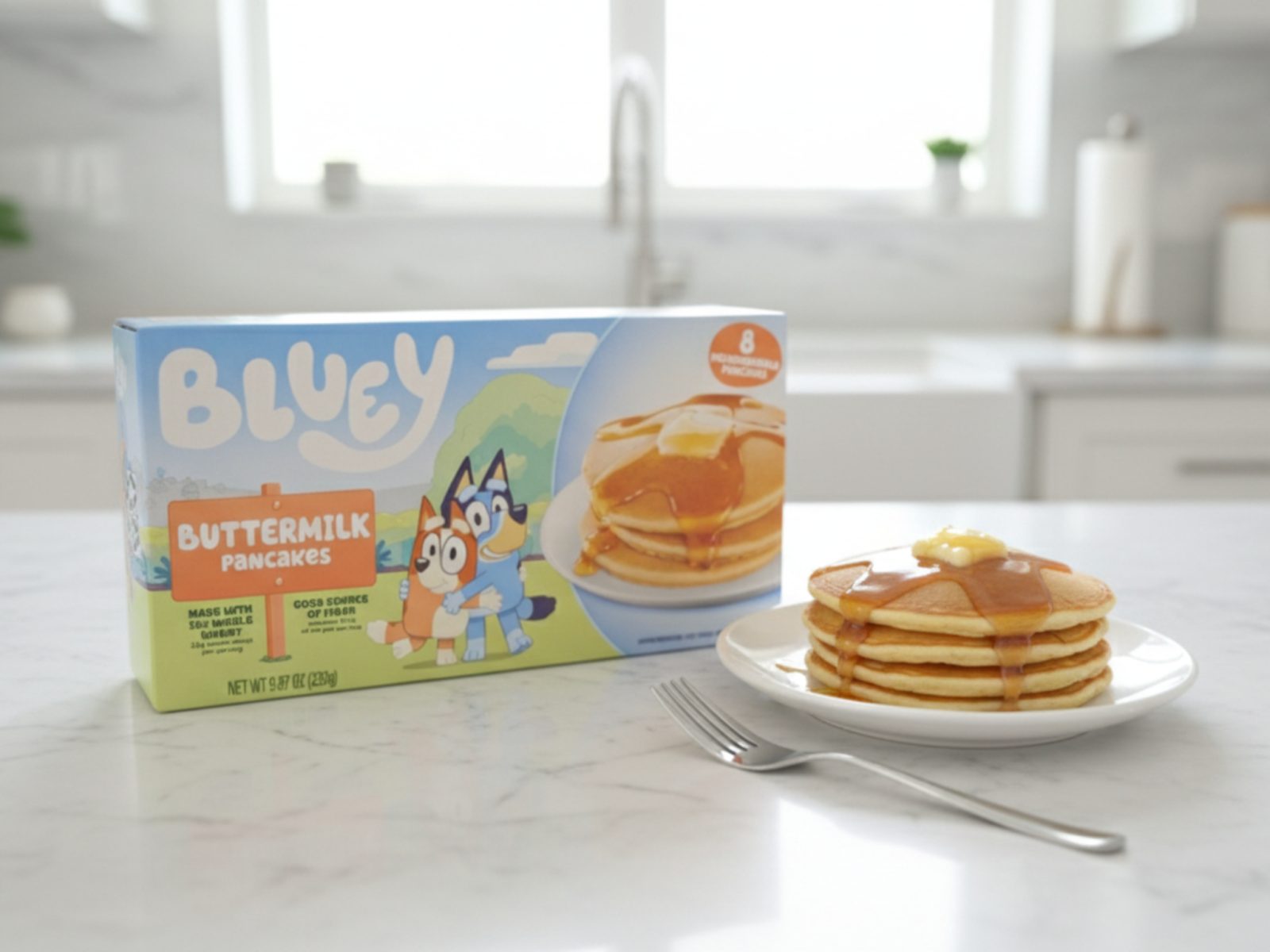 Get The Boxes Of Bluey Frozen Pancakes For Just $1.99 At Kroger