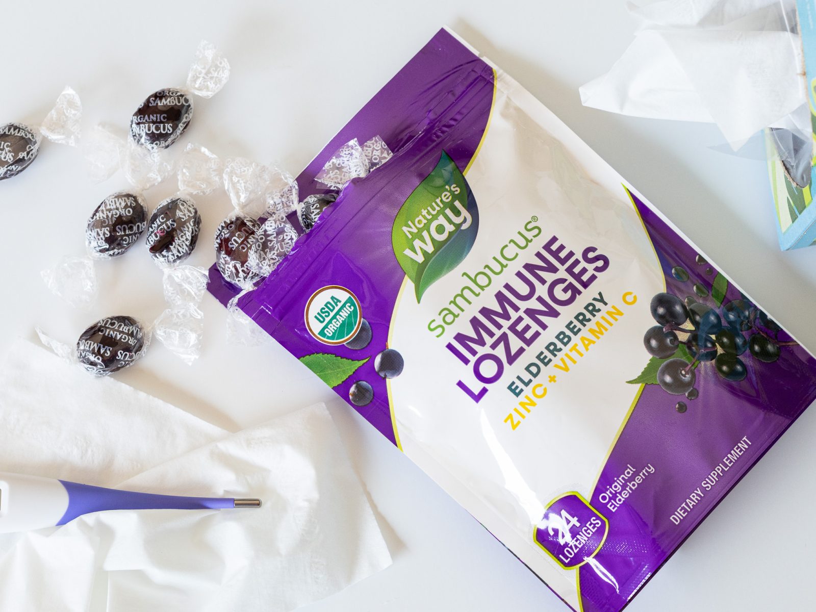 Get Bags Of Nature’s Way Sambucus Lozenges For $1.77 At Kroger (Regular Price $6.49)