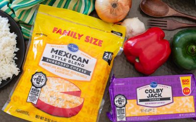 BIG Bags Or Blocks Of Kroger Cheese Just $5.99