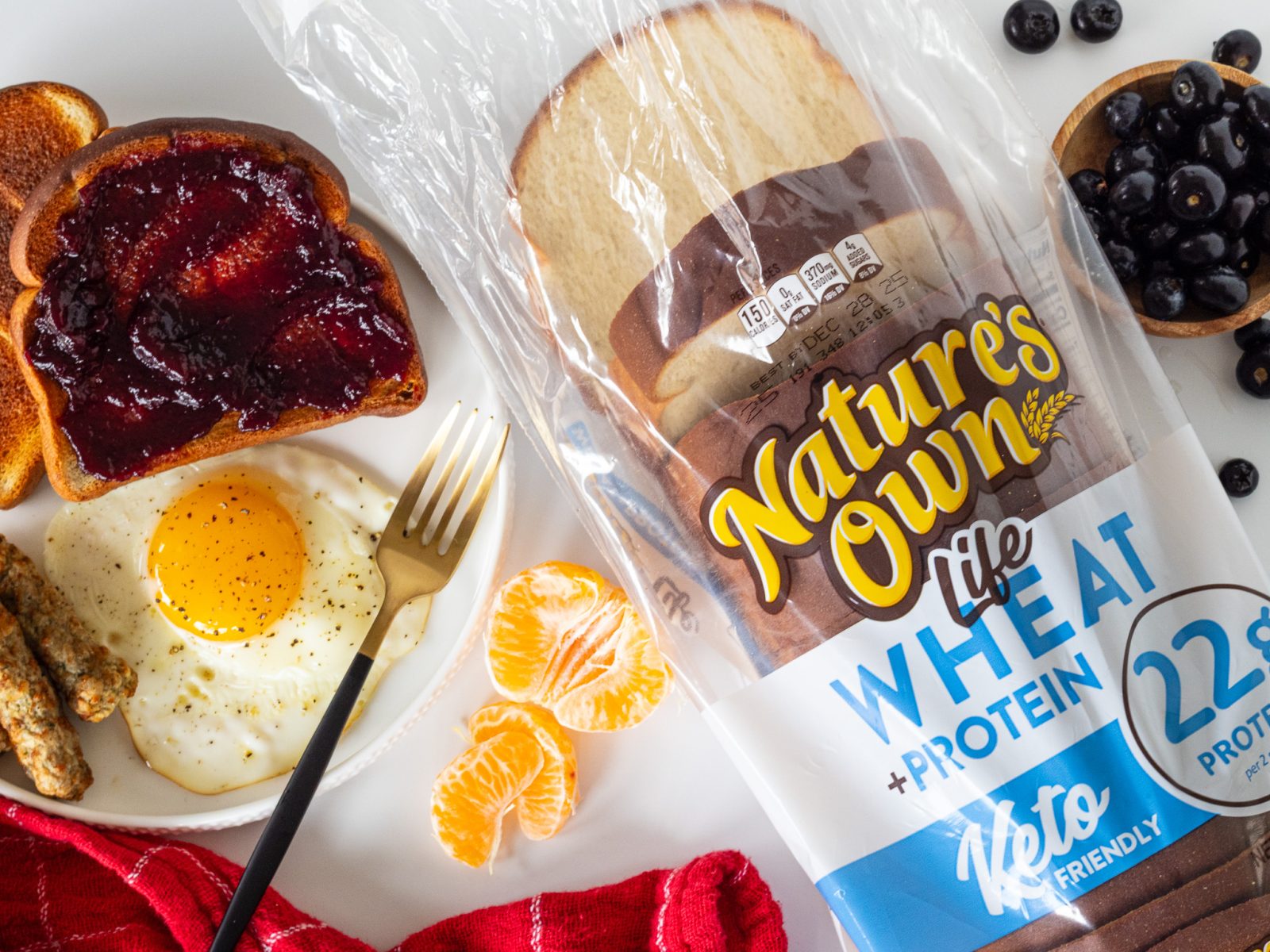 Nature’s Own Protein Loaf Bread As Low As $3.49 At Kroger