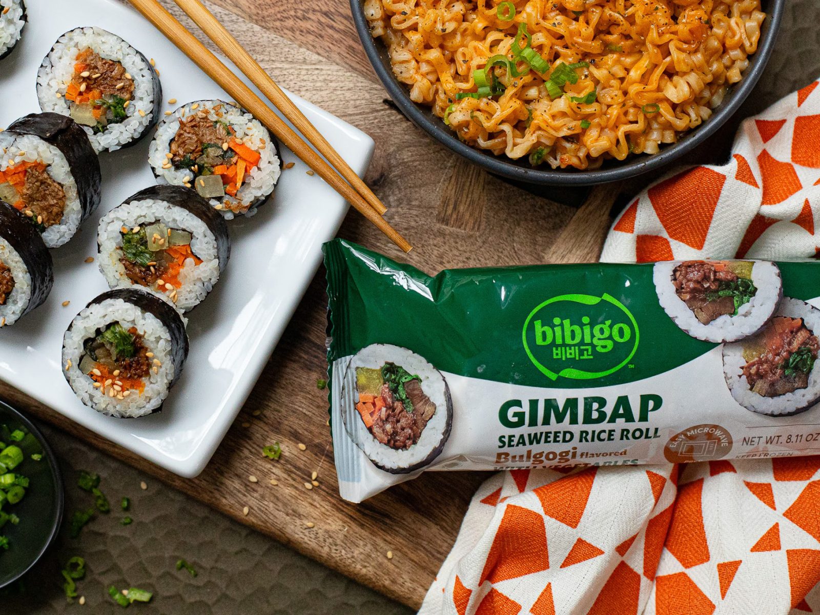 Get Bibigo Gimbap Seaweed Rice Rolls For As Low As $1.50 (Regular Price $4.99)