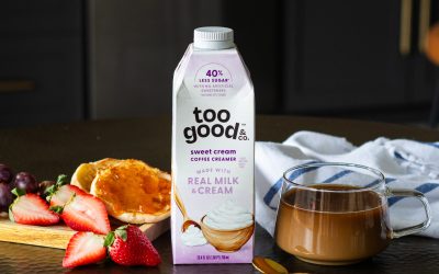 Get Too Good & Co. Coffee Creamer As Low As $2.89 At Kroger (Regular Price $5.79)