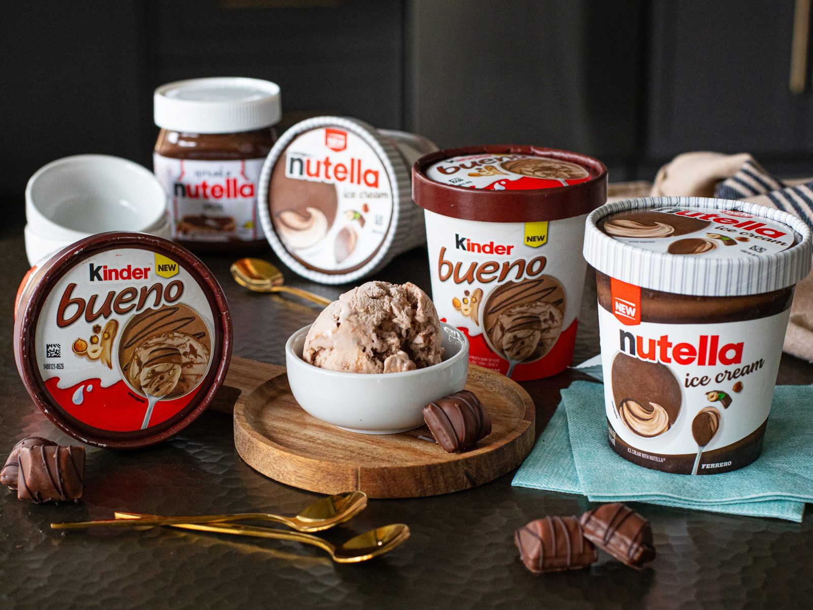Grab Nutella Or Kinder Bueno Ice Cream For Just $3.49 Per Container At Kroger
