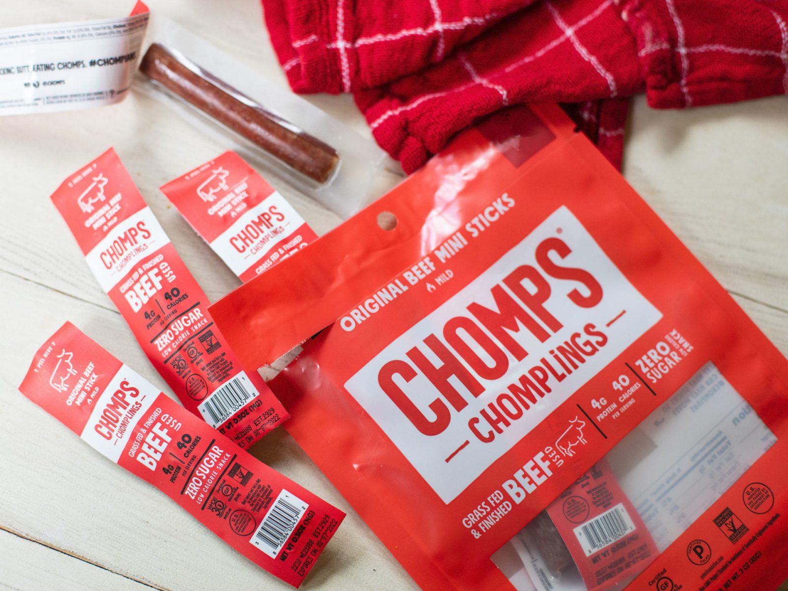 Get The Big Bags Of Chomps Chomplings Mini Meat Sticks For $14.99 At Kroger – Save $5