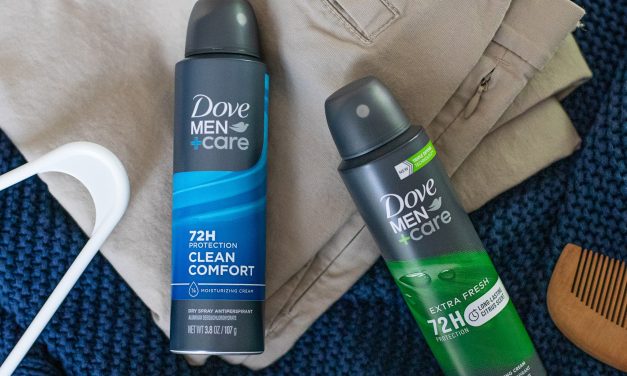Dove Men+Care Dry Spray As Low As $5.99 At Kroger (Regular Price $10.79)