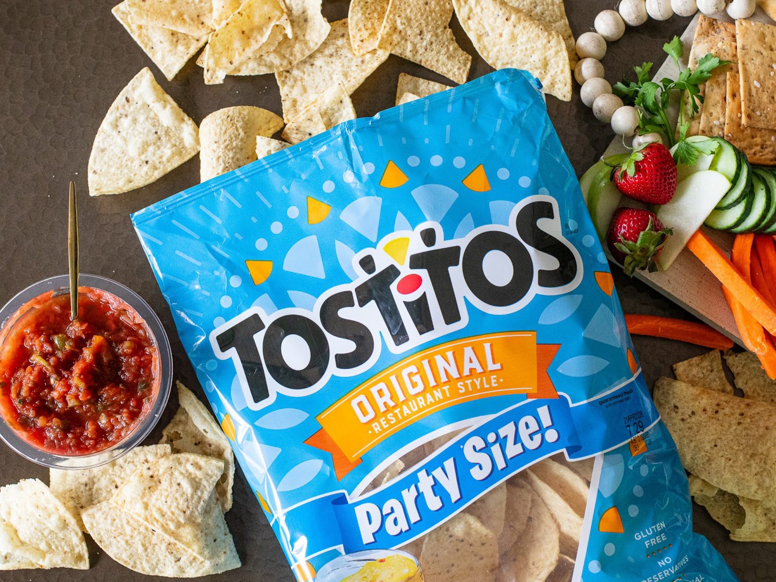 Tostitos Or Ruffles Party Size Chips Just $3.99 At Kroger (Regular Price $6.99)