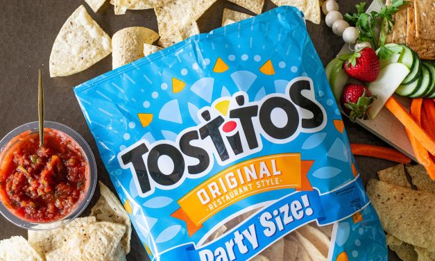 Tostitos Or Ruffles Party Size Chips Just $3.99 At Kroger (Regular Price $6.99)